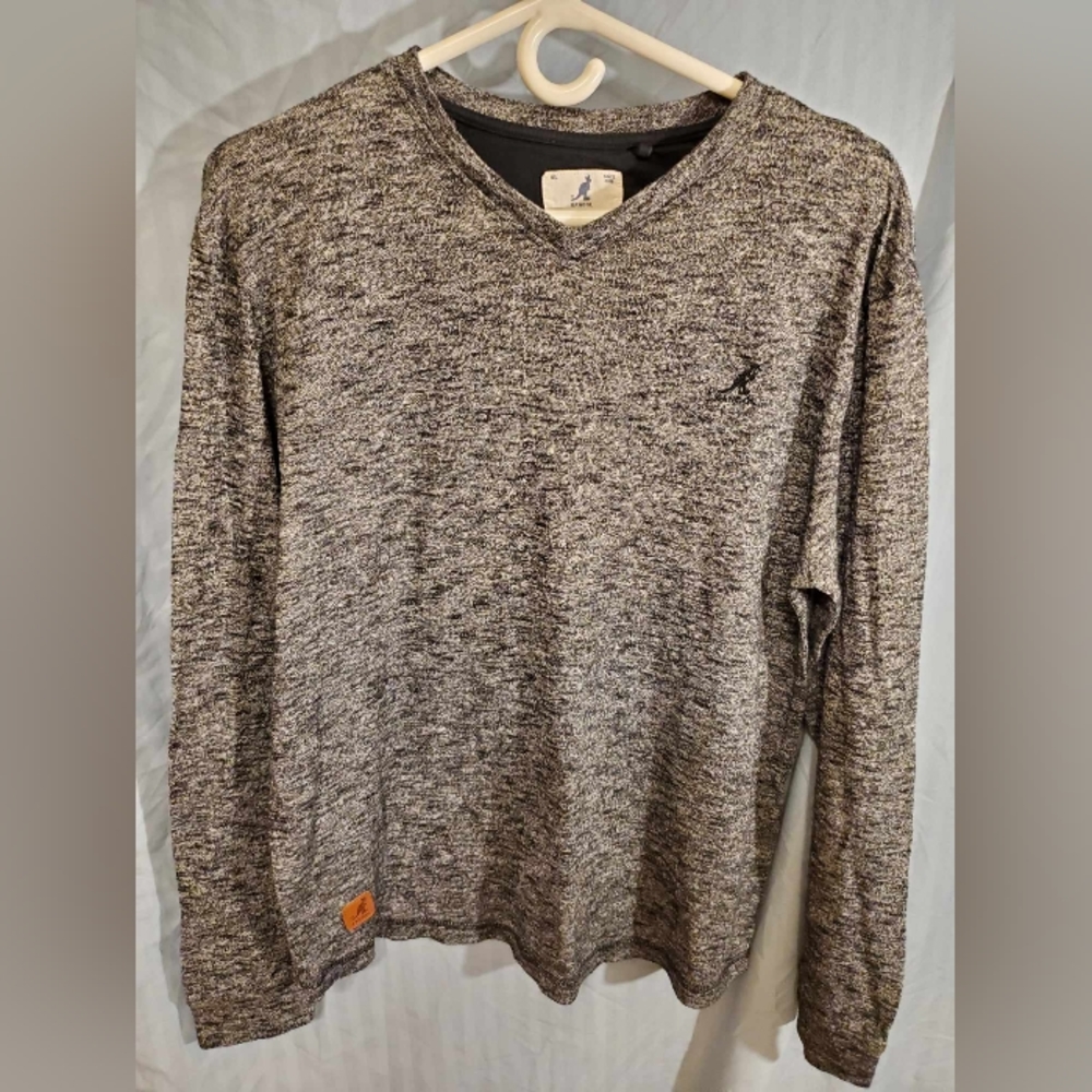 KANGOL Long Sleeve Shirt in Size Large